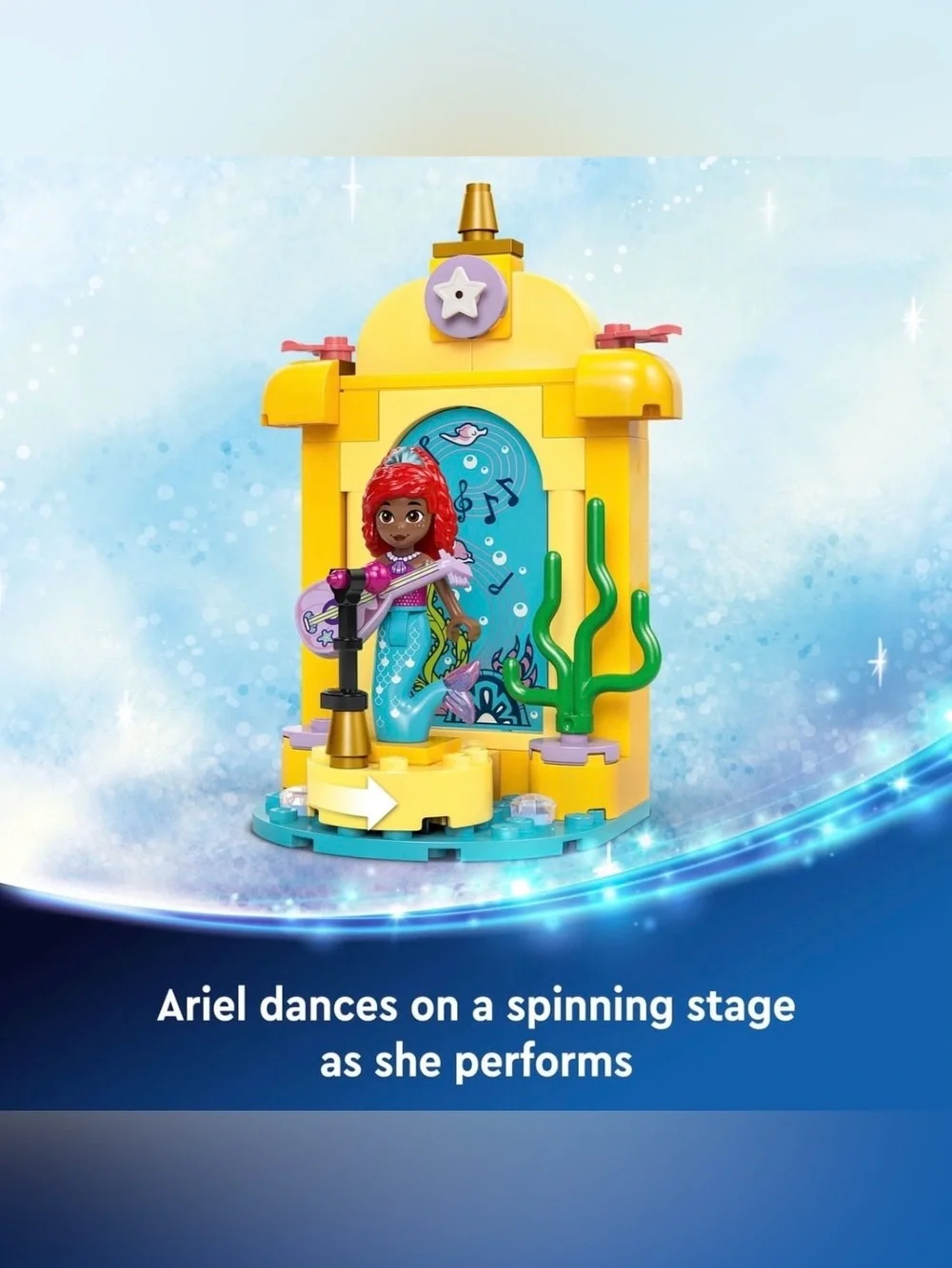 NIB LEGO Disney Princess Ariel's Music Stage Building Toys Ages 4+